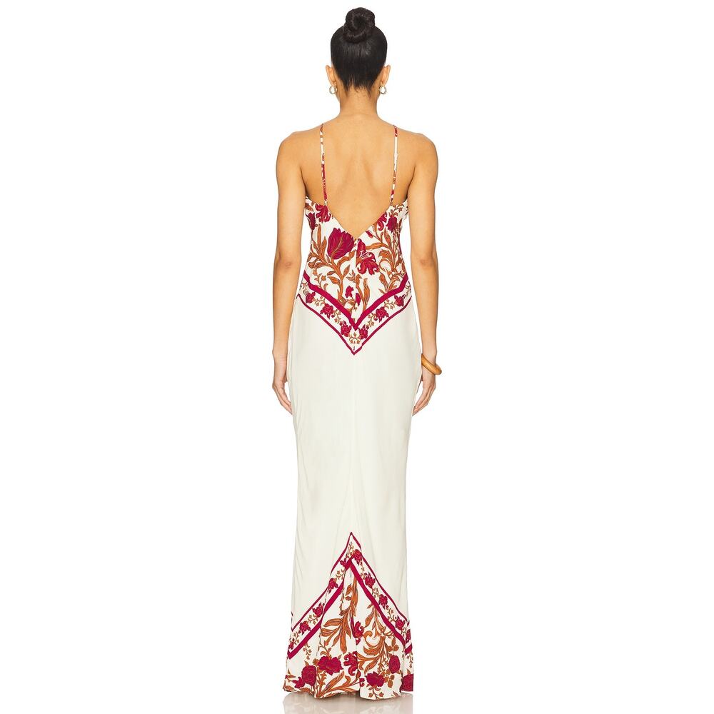 NWOT Rococo Sand Bias Halter Maxi Dress, Size S - Picture 2 of 12